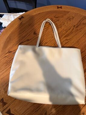 Universal Thread Cream Tote Bag with Double Straps